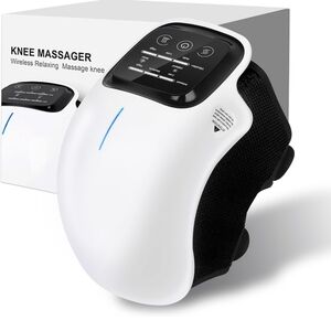 Sanforce Knee Massager with Heat and Red Light Therapy,Large LED Screen | NWT
